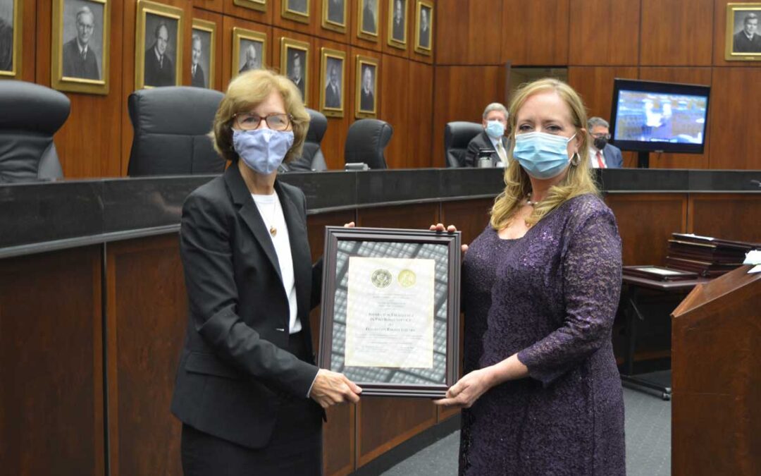 Elizabeth Bacon receives 2021 Award for Excellence