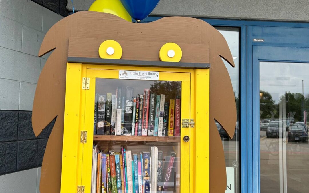 Naperville’s Lions Club Installs “A Little Library”